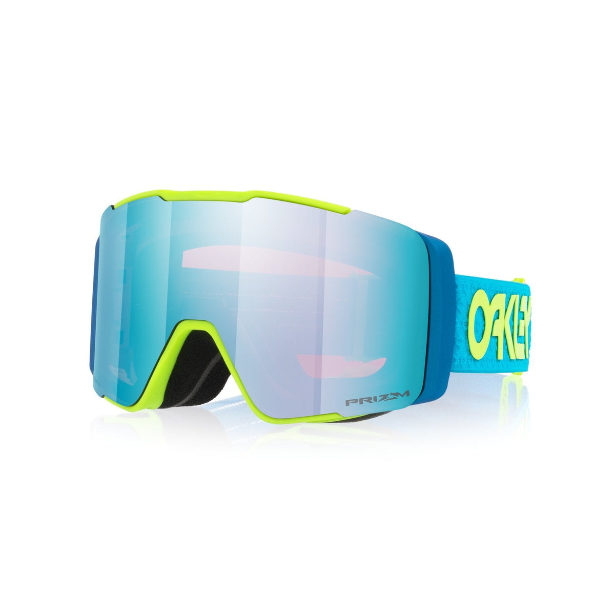 Line Miner Pro M (Low Bridge Fit) Snow Goggle Retina Burn Blue - Prizm Snow Sapphire Iridium Lens w/ Prizm Snow Iced Iridium Lens - Image 1