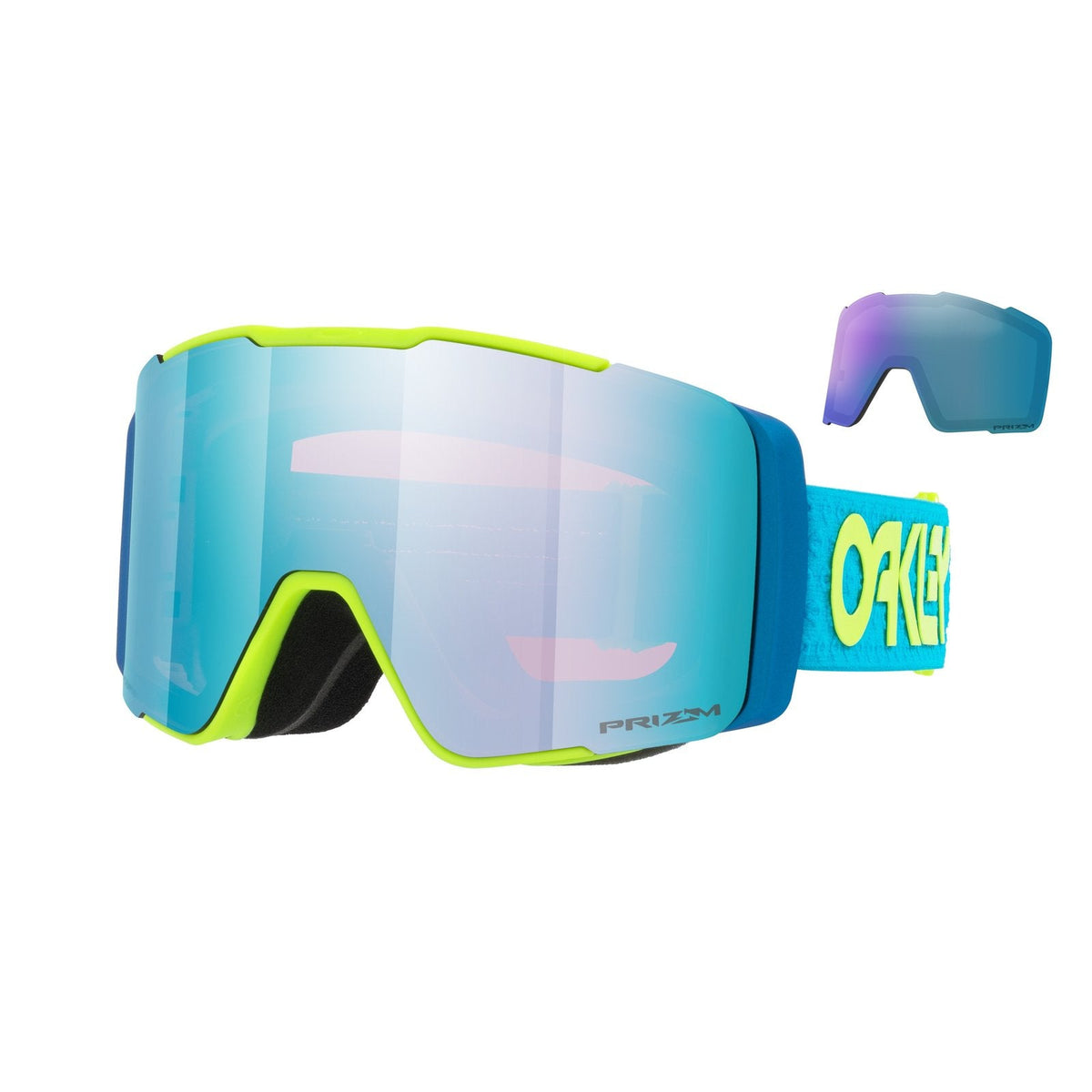 Line Miner Pro M (Low Bridge Fit) Snow Goggle Retina Burn Blue - Prizm Snow Sapphire Iridium Lens w/ Prizm Snow Iced Iridium Lens - Image 5