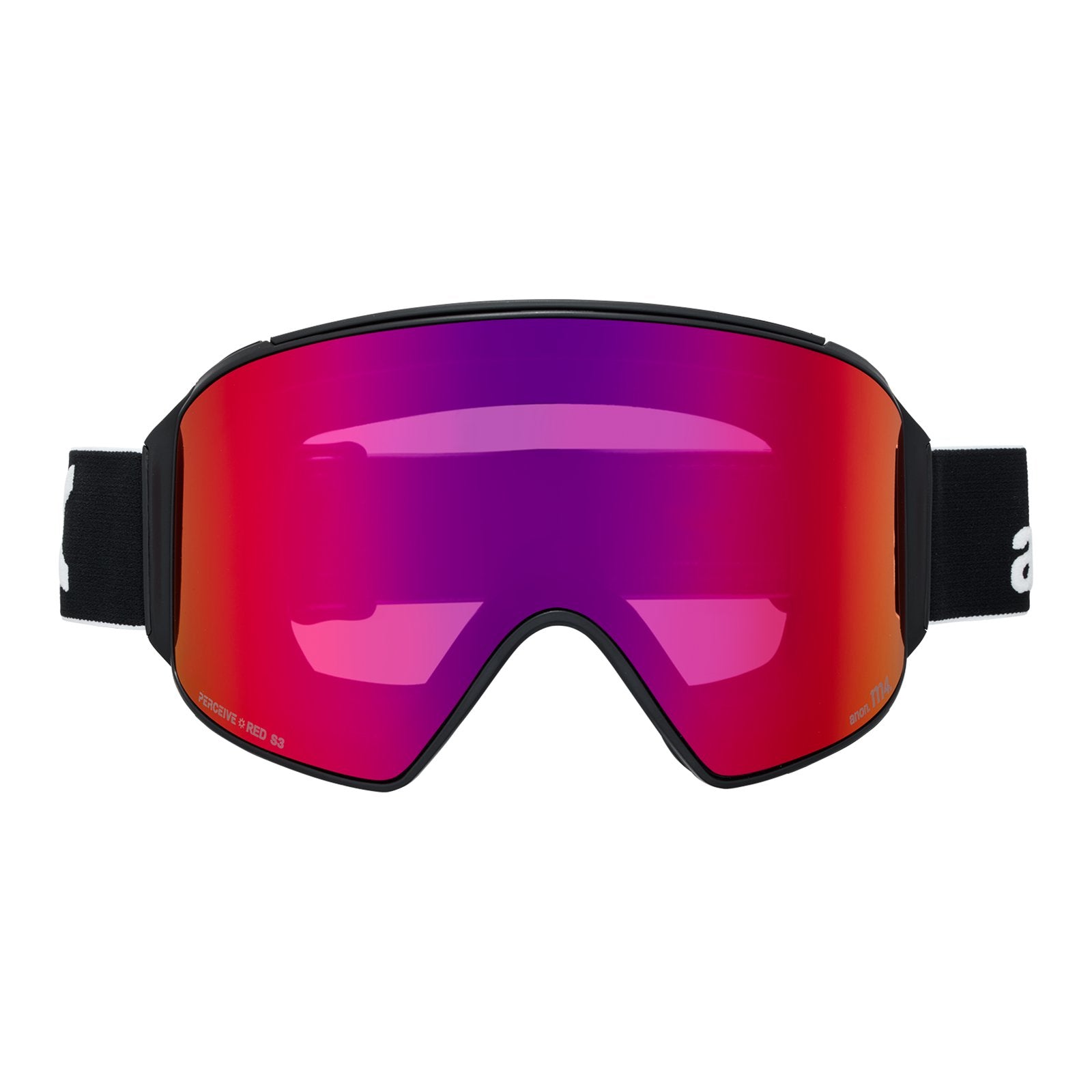 M4 Goggles (Cylindrical) + Bonus Lens + Mfi Face Mask Black - Perceive Sunny Red Lens (14% / S3) w/ Perceive Cloudy Burst Lens (59% / S1) - Image 2
