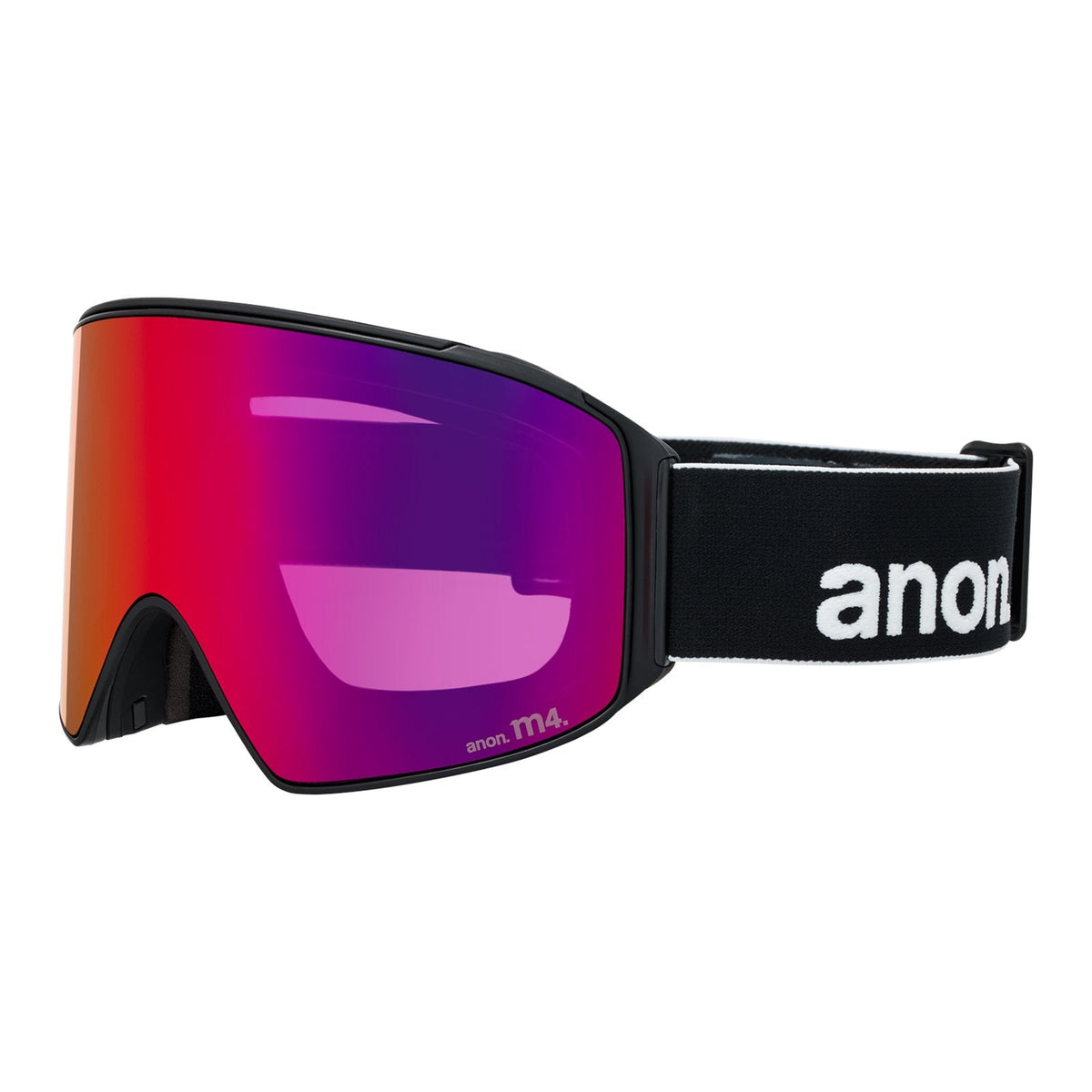 M4 Goggles (Cylindrical) + Bonus Lens + Mfi Face Mask Black - Perceive Sunny Red Lens (14% / S3) w/ Perceive Cloudy Burst Lens (59% / S1) - Image 1