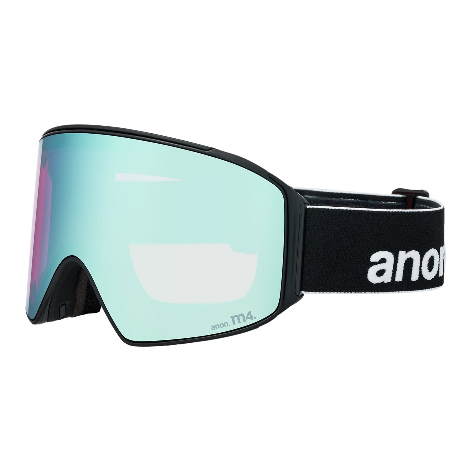 M4 Goggles (Cylindrical) + Bonus Lens + Mfi Face Mask Black - Perceive Variable Blue Lens (21% / S2) w/ Perceive Cloudy Pink Lens (53% / S1) - Image 1