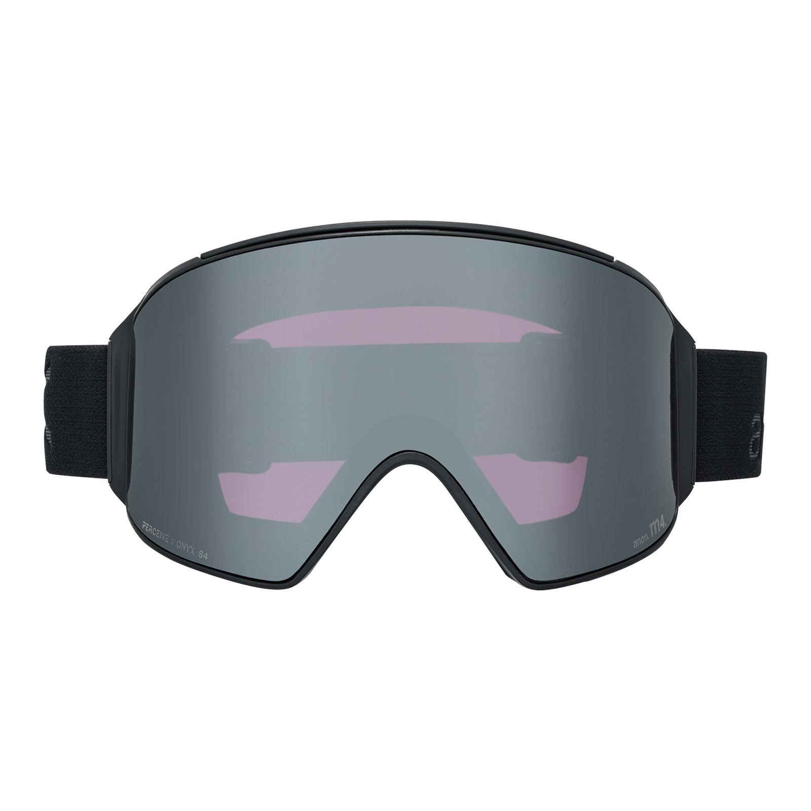 M4 Goggles (Cylindrical) + Bonus Lens + Mfi Face Mask Smoke - Perceive Sunny Onyx Lens (6% / S4) w/ Perceive Variable Violet Lens (34% / S2) - Image 2
