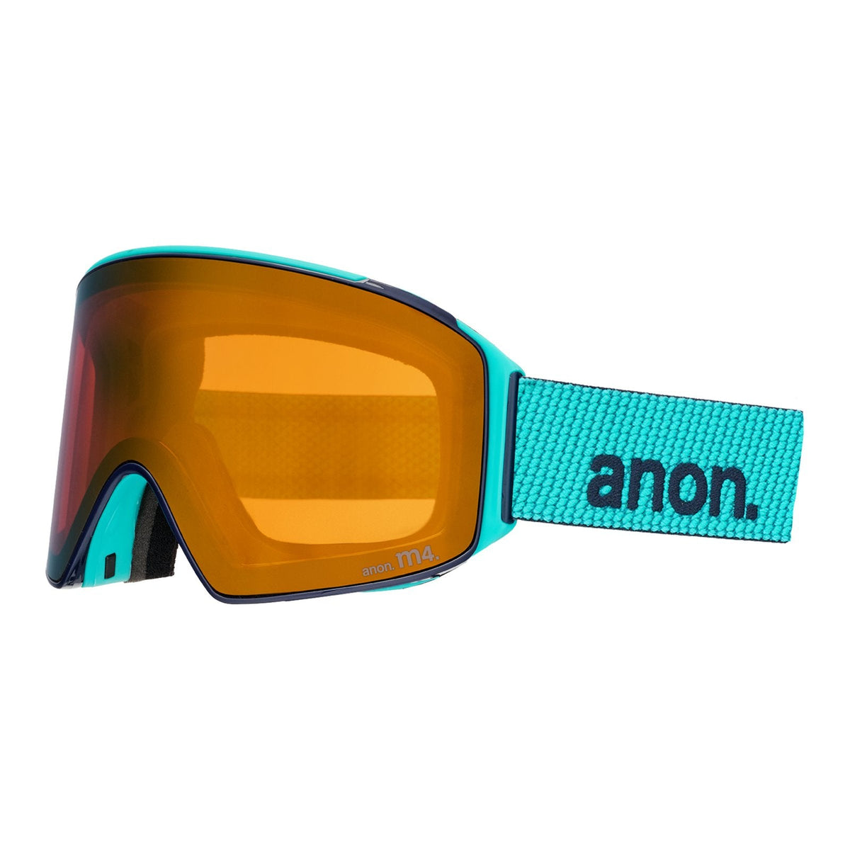 M4 Low Bridge Fit Goggles (Cylindrical) + Bonus Lens + Mfi Face Mask Marine - Perceive Sunny Bronze Lens (17% / S3) w/ Perceive Cloudy Burst Lens (59% / S1) - Image 1