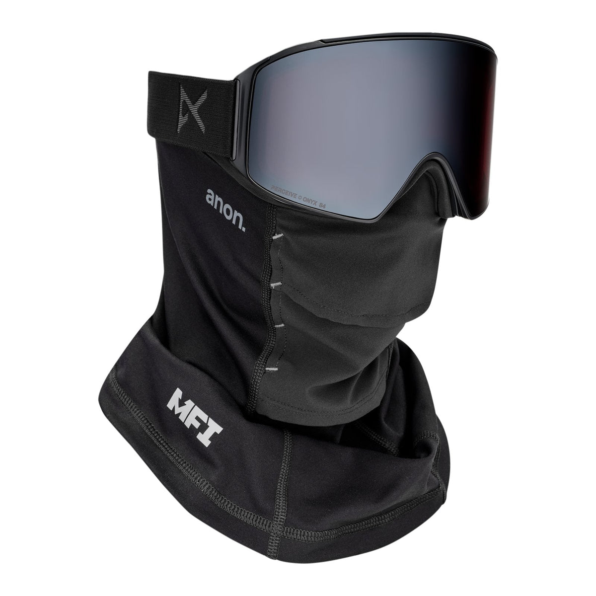 M4 Low Bridge Fit Goggles (Cylindrical) + Bonus Lens + Mfi Face Mask Smoke - Perceive Sunny Onyx Lens (6% / S4) w/ Perceive Variable Violet Lens (34% / S2) - Image 5