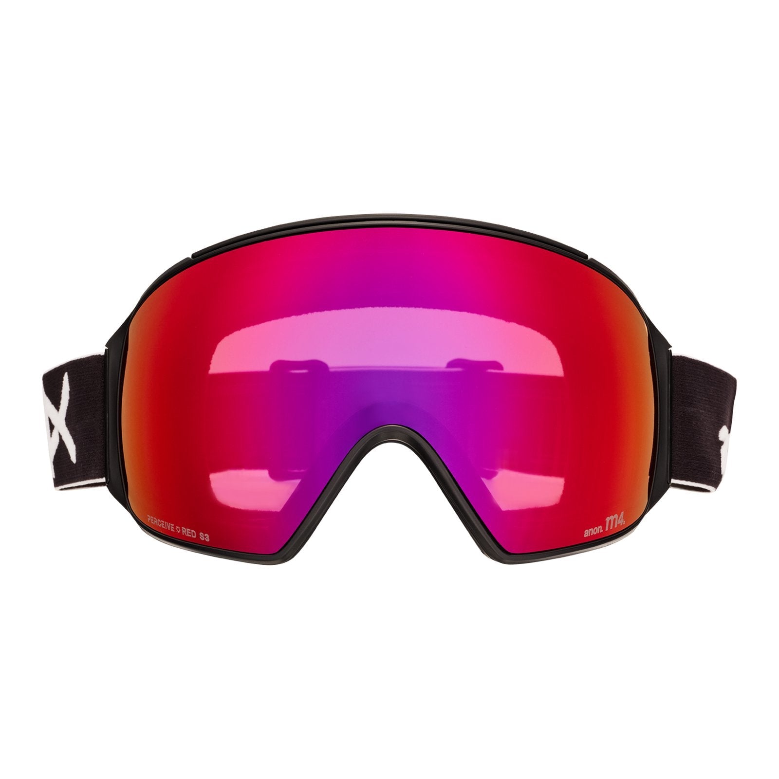 M4 Low Bridge Fit Goggles (Toric) + Bonus Perceive Lens + Mfi Face Mask Black - Perceive Sunny Red Lens (14% / S3) w/ Perceive Cloudy Burst Lens (59% / S1) - Image 2