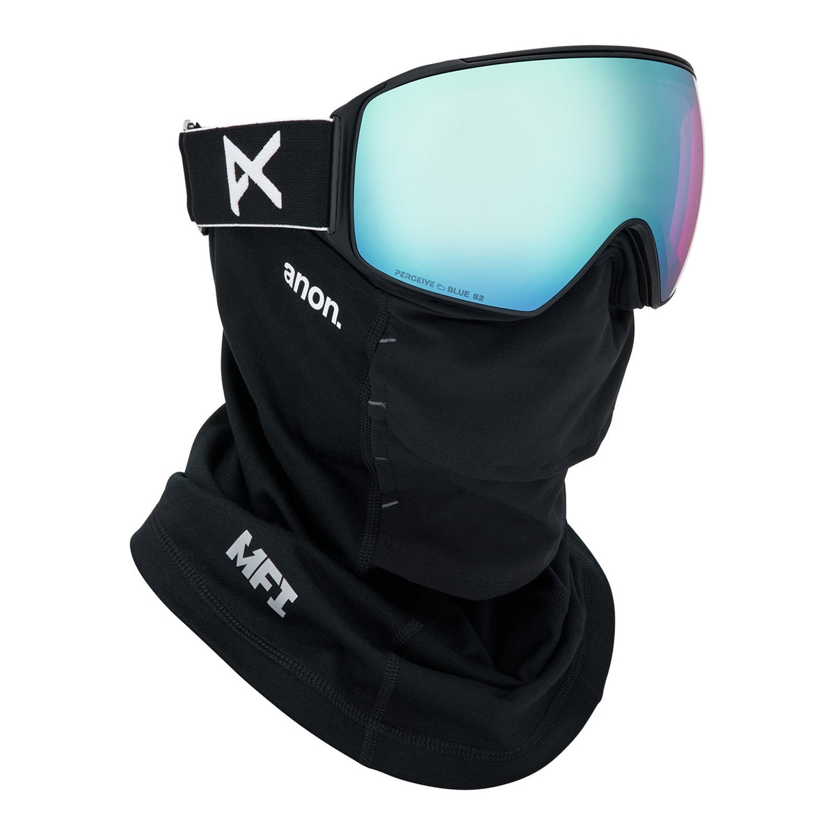 M4 Low Bridge Fit Goggles (Toric) + Bonus Perceive Lens + Mfi Face Mask Black - Perceive Variable Blue Lens (21% / S2) w/ Perceive Cloudy Pink Lens (53% / S1) - Image 5