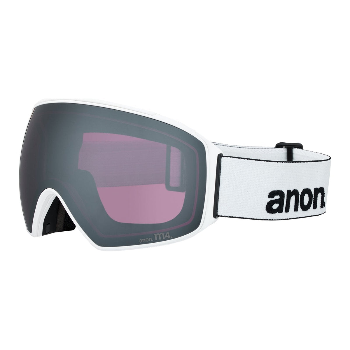 M4 Low Bridge Fit Goggles (Toric) + Bonus Perceive Lens + Mfi Face Mask White - Perceive Sunny Onyx Lens (6% / S4) w/ Perceive Variable Violet Lens (34% / S2) - Image 1