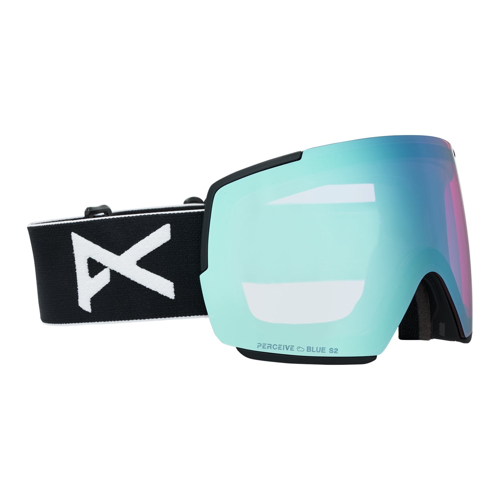 M5 Goggles + Bonus Lens + Mfi Face Mask Black - Perceive Variable Blue Lens (21% / S2) w/ Perceive Cloudy Pink Lens (53% / S1) - Image 3
