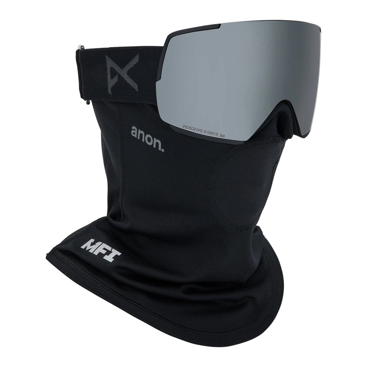 M5 Low Bridge Fit Goggles + Bonus Lens + Mfi Face Mask Smoke - Perceive Sunny Onyx Lens (6% / S4) w/ Perceive Variable Violet Lens (34% / S2) - Image 5