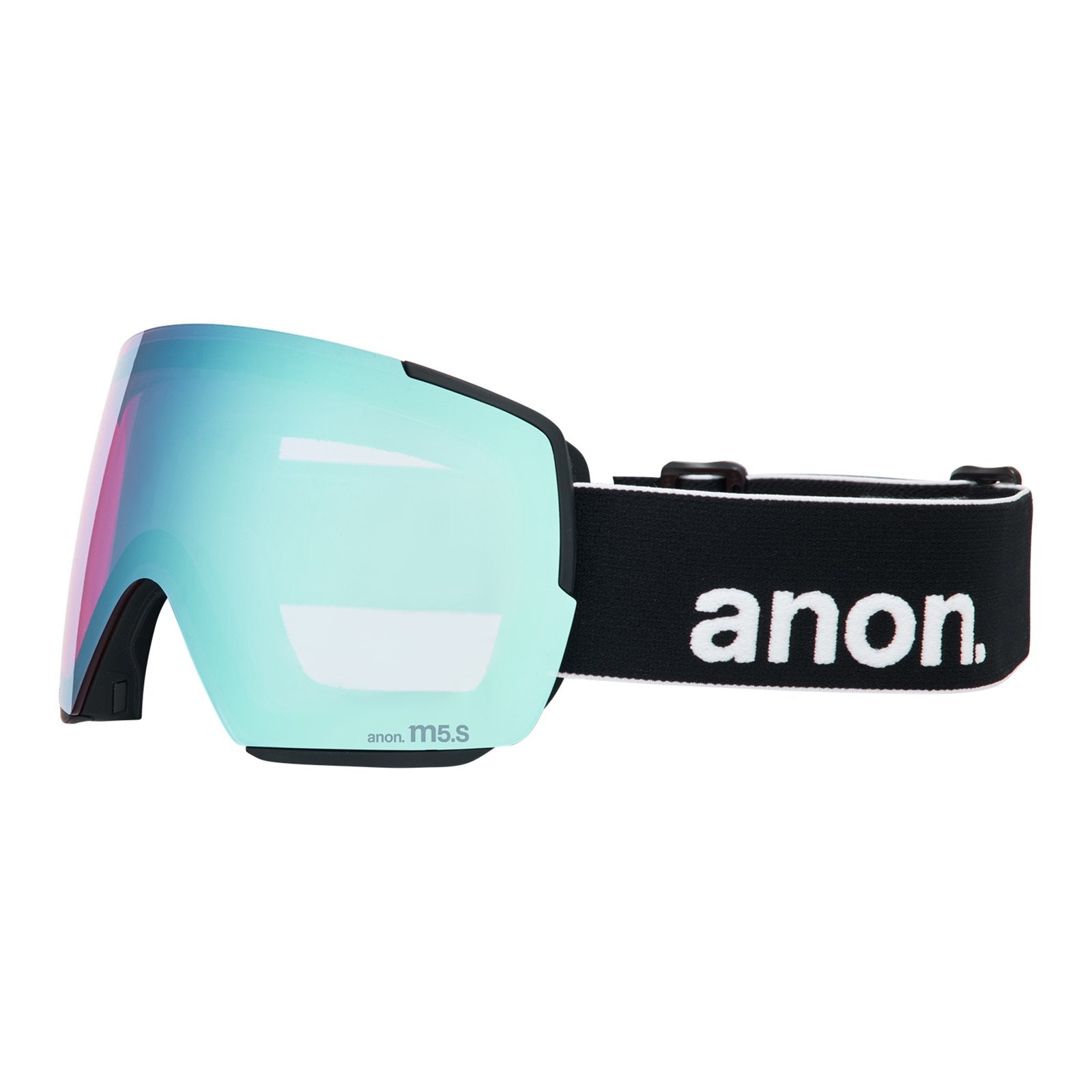 M5S Goggles + Bonus Lens + Mfi Face Mask Black - Perceive Variable Blue Lens (21% / S2) w/ Perceive Cloudy Pink Lens (53% / S1) - Image 1