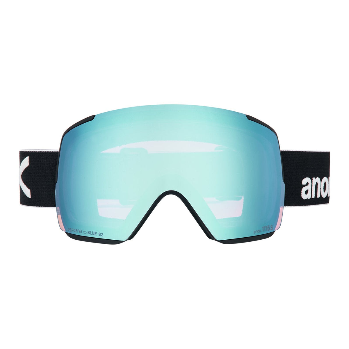 M5S Low Bridge Fit Goggles + Bonus Lens + Mfi Face Mask Black - Perceive Variable Blue Lens (21% / S2) w/ Perceive Cloudy Pink Lens (53% / S1) - Image 2