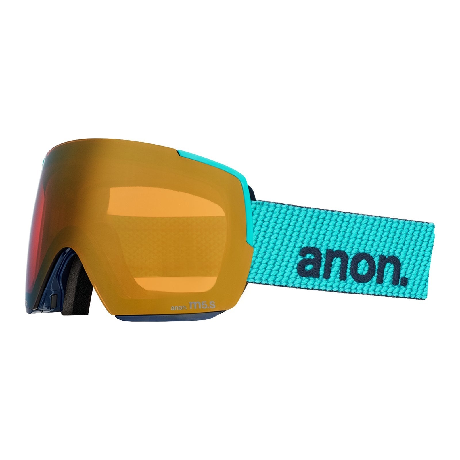 M5S Low Bridge Fit Goggles + Bonus Lens + Mfi Face Mask Marine - Perceive Sunny Bronze Lens (17% / S3) w/ Perceive Cloudy Burst Lens (59% / S1) - Image 1