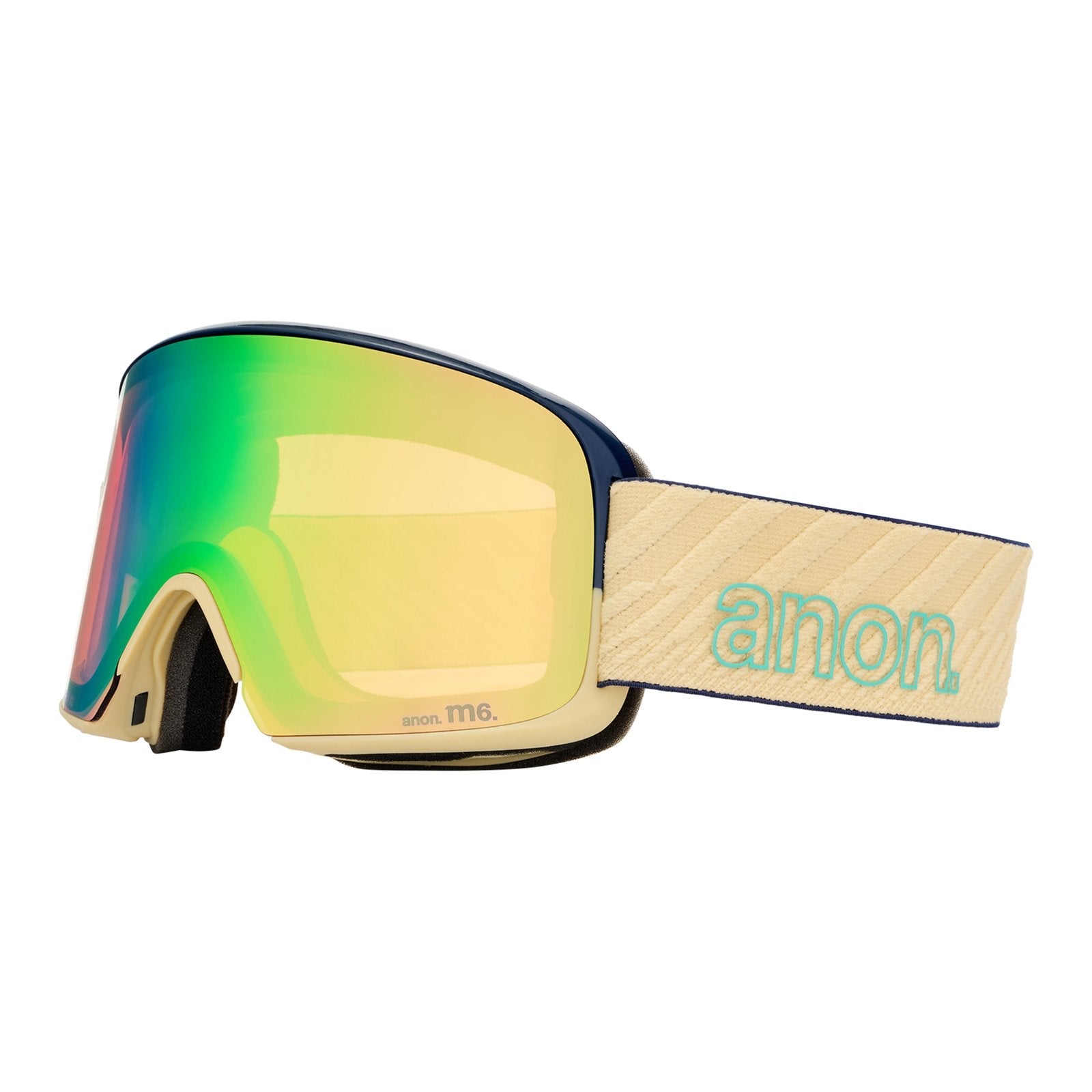 M6 Goggles + Bonus Lens + Mfi Face Mask Beechwood - Perceive Variable Green Lens (22% / S2) w/ Perceive Cloudy Pink Lens (53% / S1) - Image 1