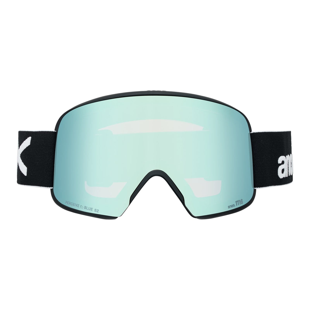 M6 Goggles + Bonus Lens + Mfi Face Mask Black - Perceive Variable Blue Lens (21% / S2) w/ Perceive Cloudy Pink Lens (53% / S1) - Image 2
