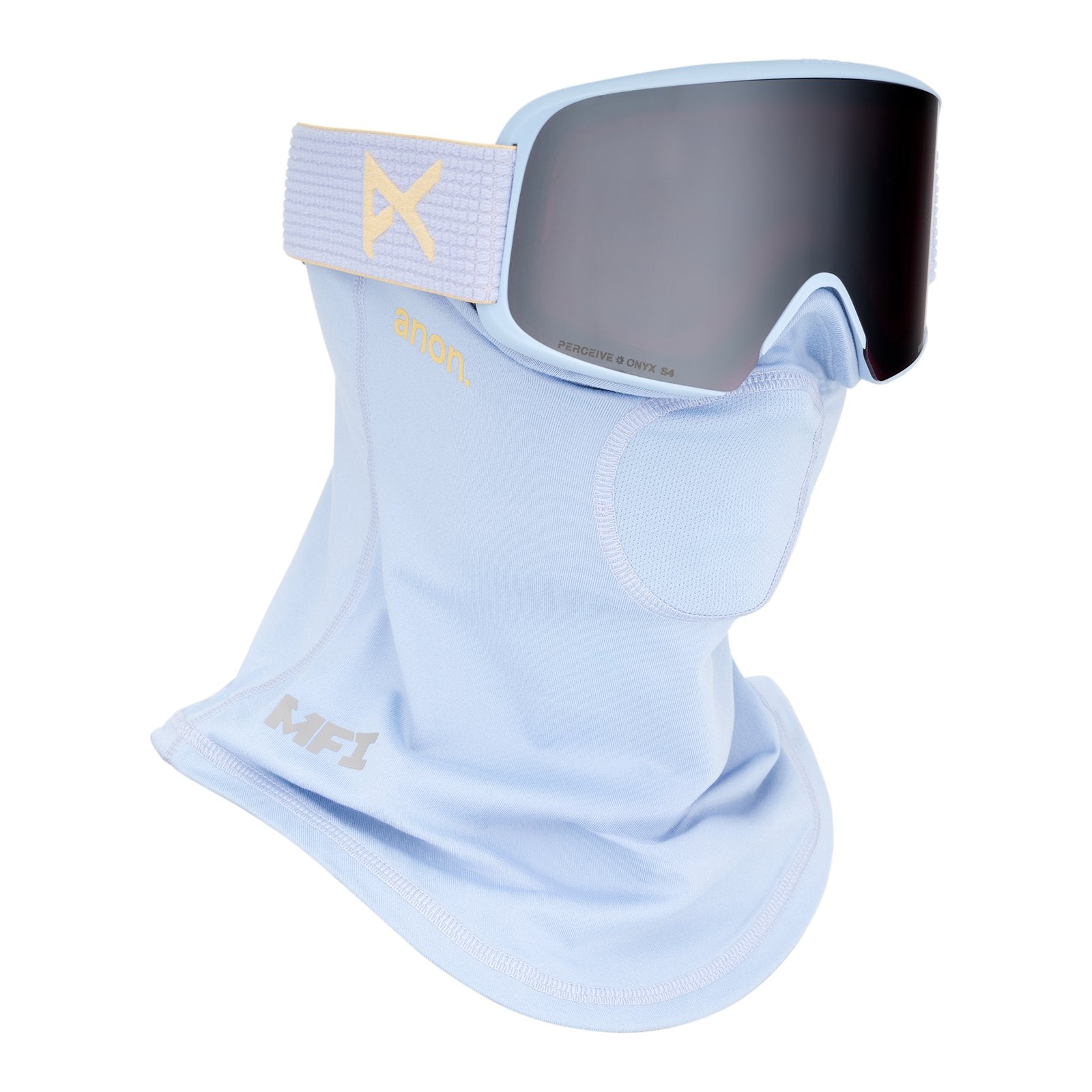 M6 Low Bridge Fit Goggles + Bonus Lens + Mfi Face Mask Airstream Blue - Perceive Sunny Onyx Lens (6% / S4) w/ Perceive Variable Violet Lens (34% / S2) - Image 5