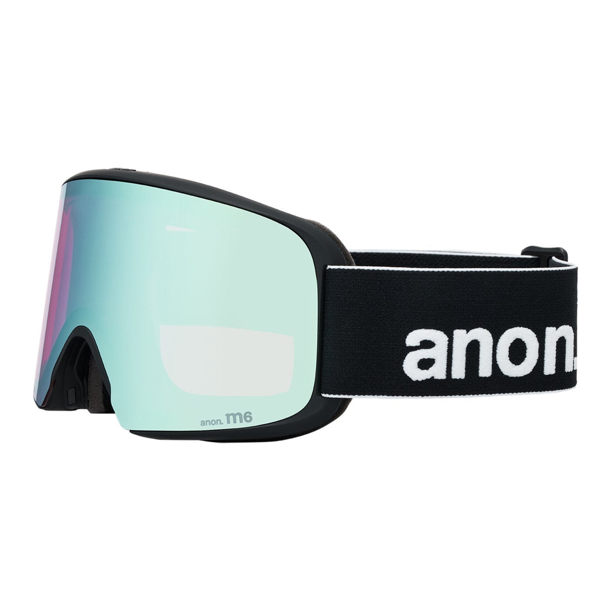 M6 Low Bridge Fit Goggles + Bonus Lens + Mfi Face Mask Black - Perceive Variable Blue Lens (21% / S2) w/ Perceive Cloudy Pink Lens (53% / S1) - Image 1