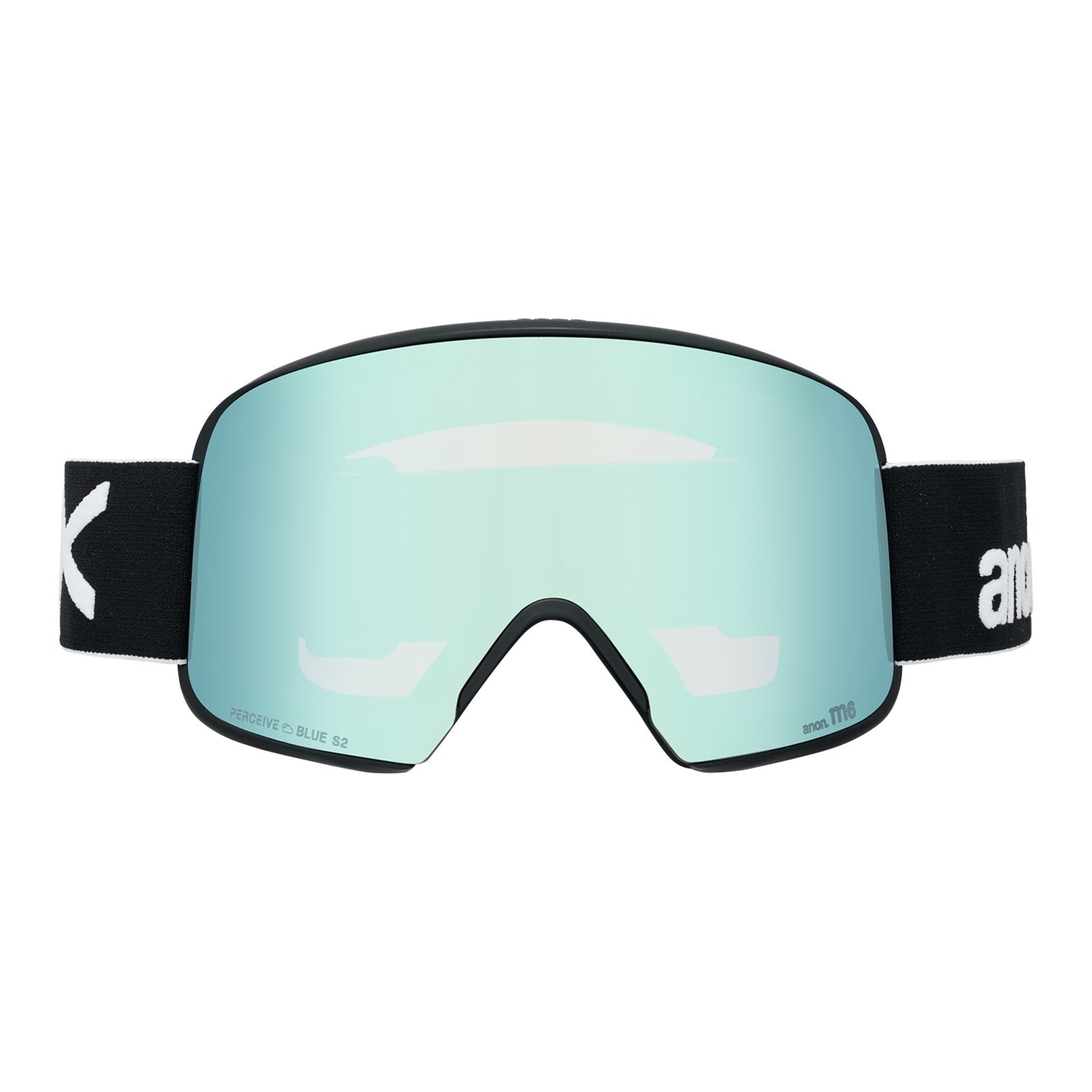 M6 Low Bridge Fit Goggles + Bonus Lens + Mfi Face Mask Black - Perceive Variable Blue Lens (21% / S2) w/ Perceive Cloudy Pink Lens (53% / S1) - Image 2