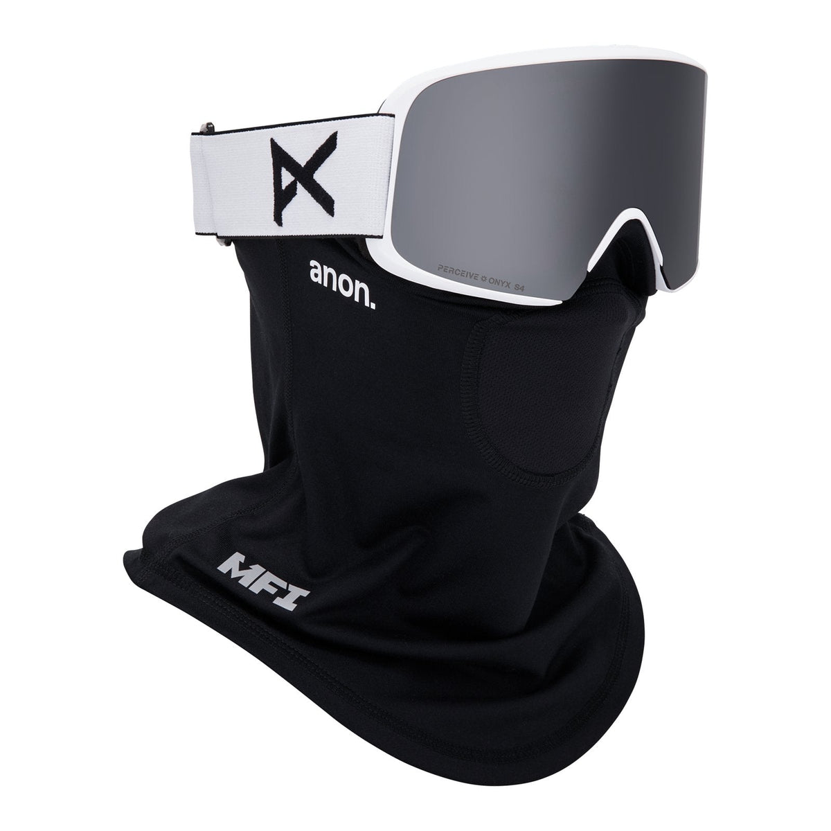 M6 Low Bridge Fit Goggles + Bonus Lens + Mfi Face Mask White - Perceive Sunny Onyx Lens (6% / S4) w/ Perceive Variable Violet Lens (34% / S2) - Image 5
