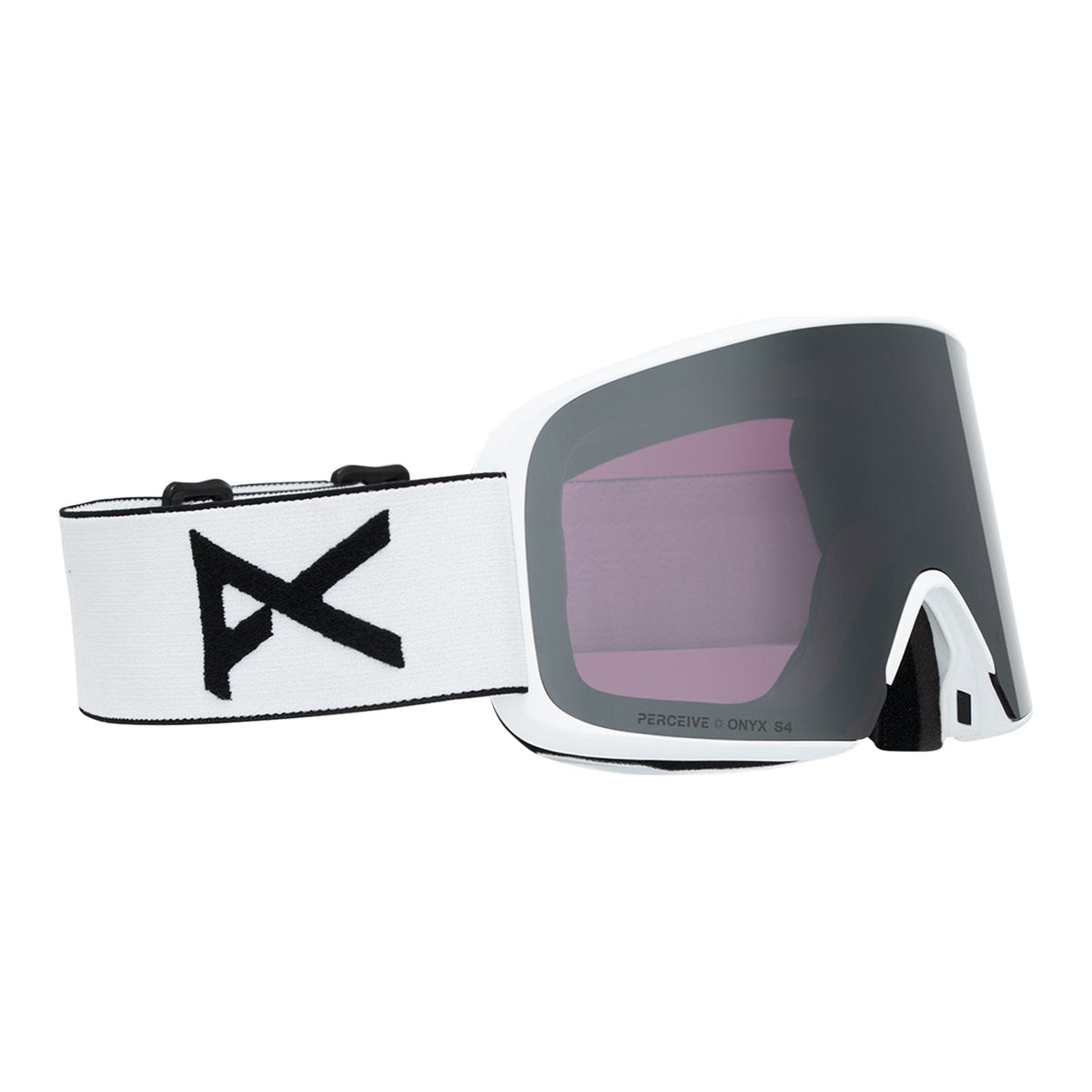M6S Goggles + Bonus Lens + Mfi Face Mask White - Perceive Sunny Onyx Lens (6% / S4) w/ Perceive Variable Violet Lens (34% / S2) - Image 3