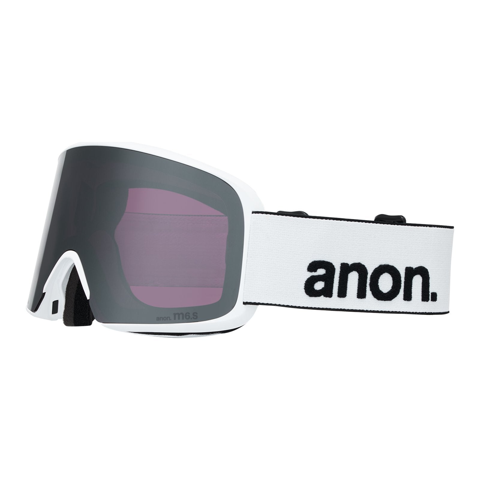 M6S Low Bridge Fit Goggles + Bonus Lens + Mfi Face Mask White - Perceive Sunny Onyx Lens (6% / S4) w/ Perceive Variable Violet Lens (34% / S2) - Image 1