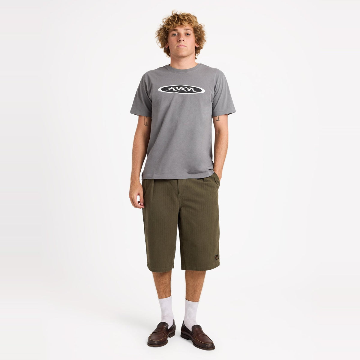 Mens Garage T-Shirt Smoke - Image 5