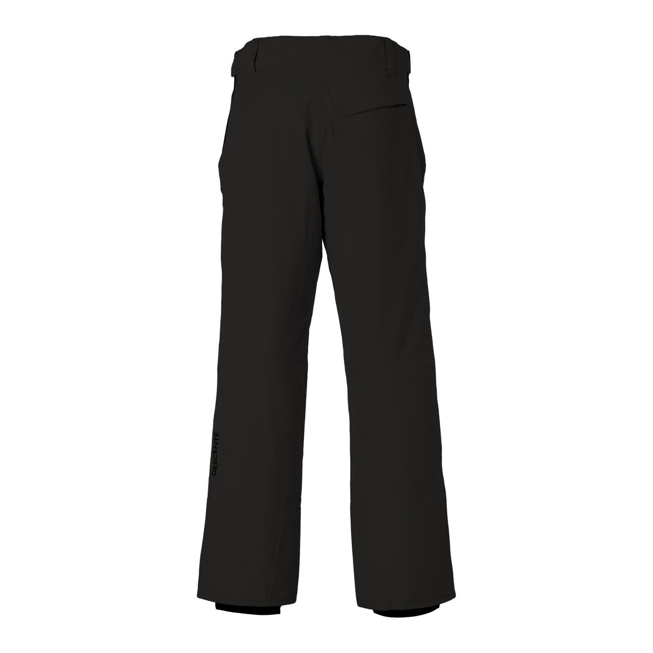 Mens Smooth Ski Pants Black - Image 2