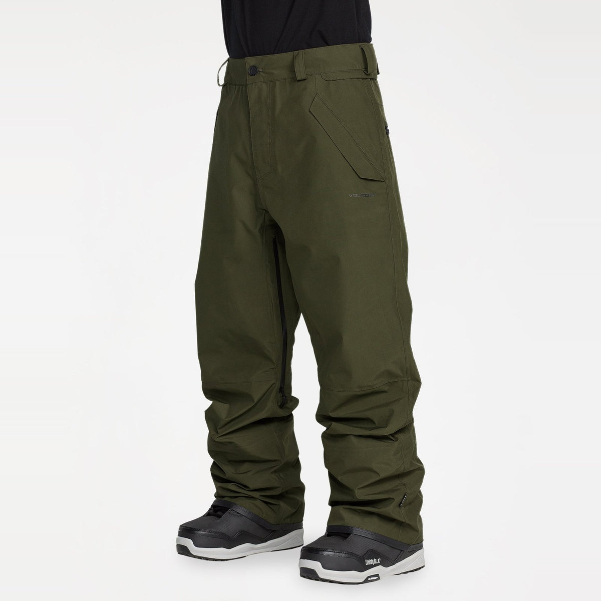 Mens Test Gore-Tex Pants Dark Green - Image 1