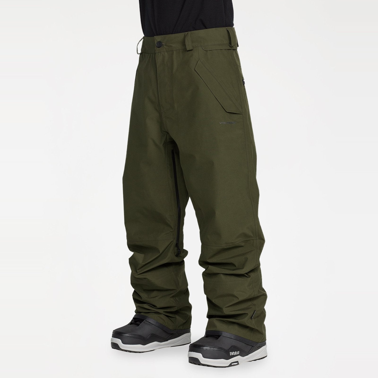 Mens Test Gore-Tex Pants Dark Green - Image 1