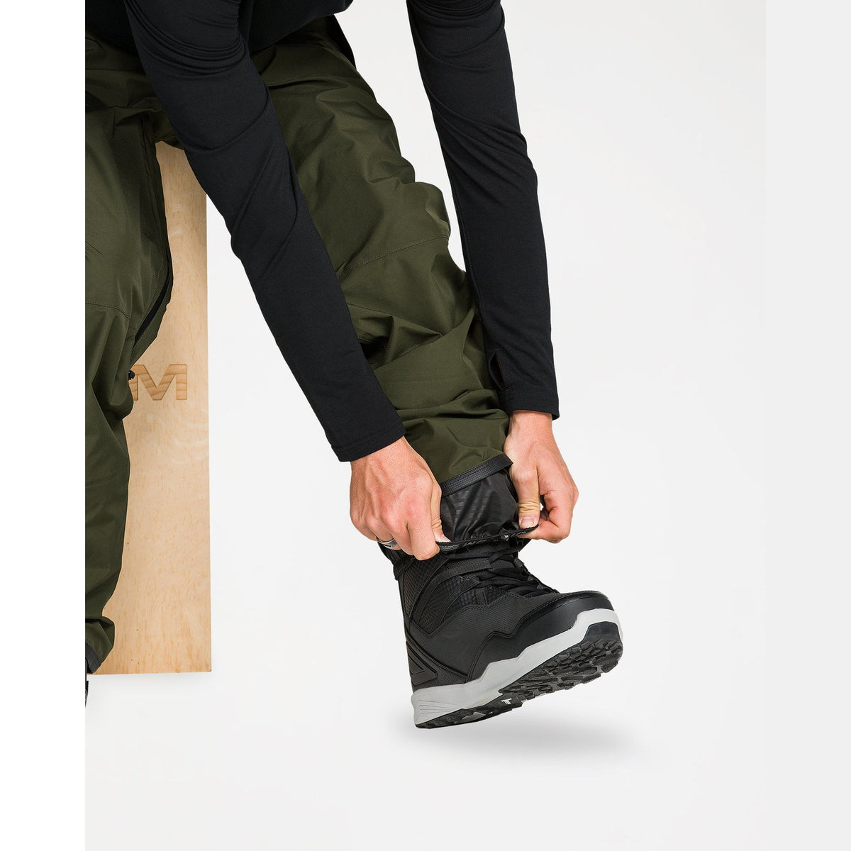 Mens Test Gore-Tex Pants Dark Green - Image 6