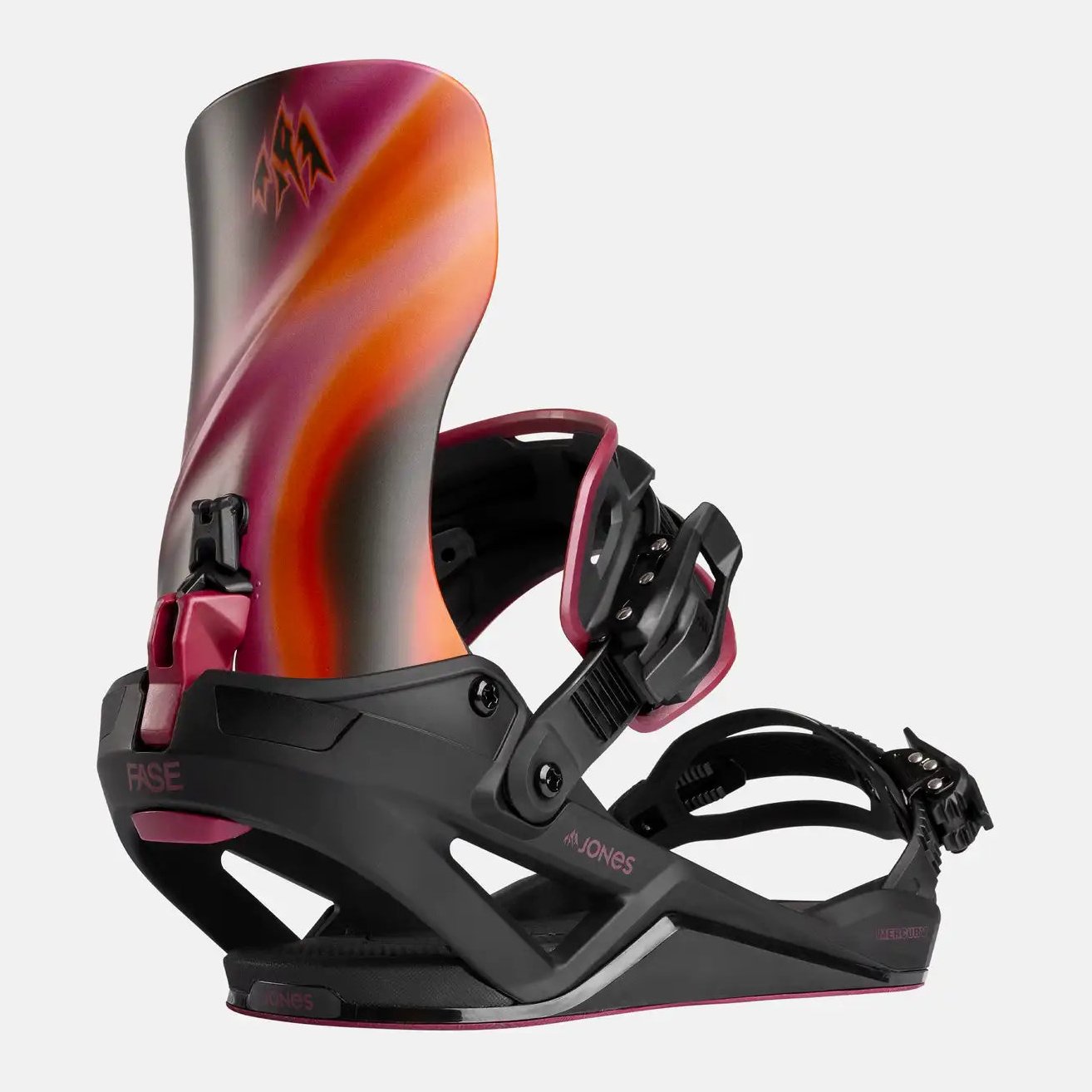 Mercury FASE Snowboard Binding Borealis Black / Pink - Image 1