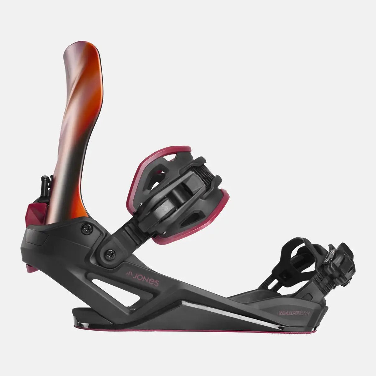 Mercury FASE Snowboard Binding Borealis Black / Pink - Image 4