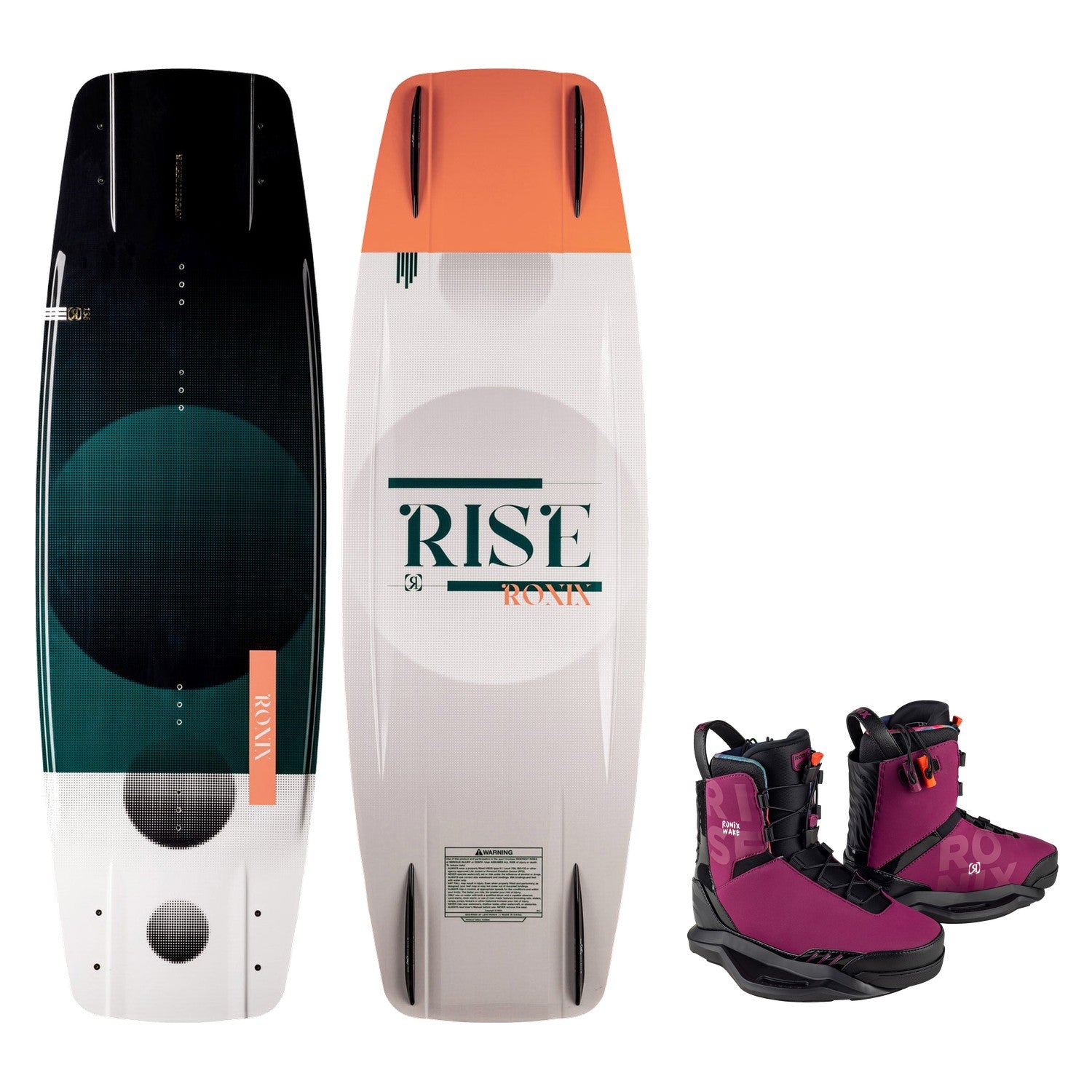 Rise Womens Wakeboard 2023 w/ Rise Boot Package - Image 1