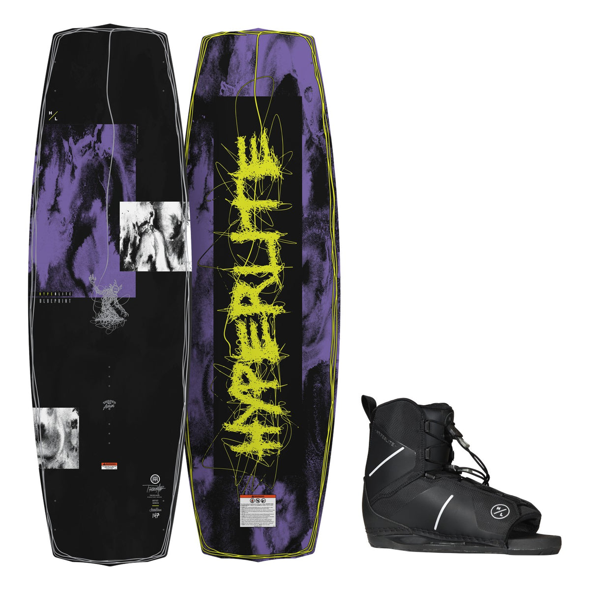 Blueprint Wakeboard w/ Remix Boot Package - Image 1
