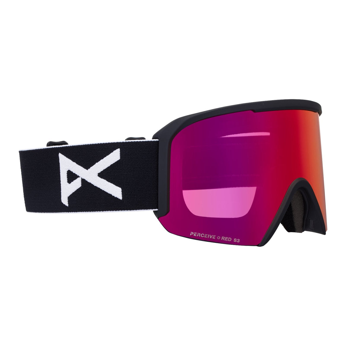 Nesa Goggles + Bonus Lens + Mfi Face Mask Black - Perceive Sunny Red Lens (14% / S3) w/ Perceive Cloudy Burst Lens (59% / S1) - Image 3