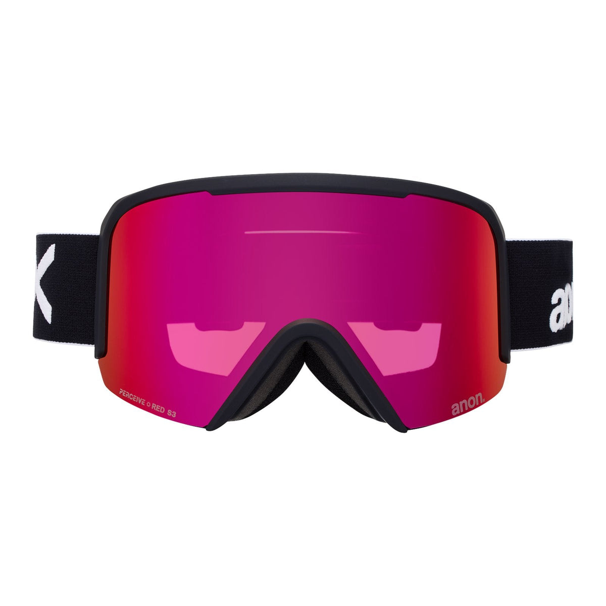 Nesa Goggles + Bonus Lens + Mfi Face Mask Black - Perceive Sunny Red Lens (14% / S3) w/ Perceive Cloudy Burst Lens (59% / S1) - Image 2