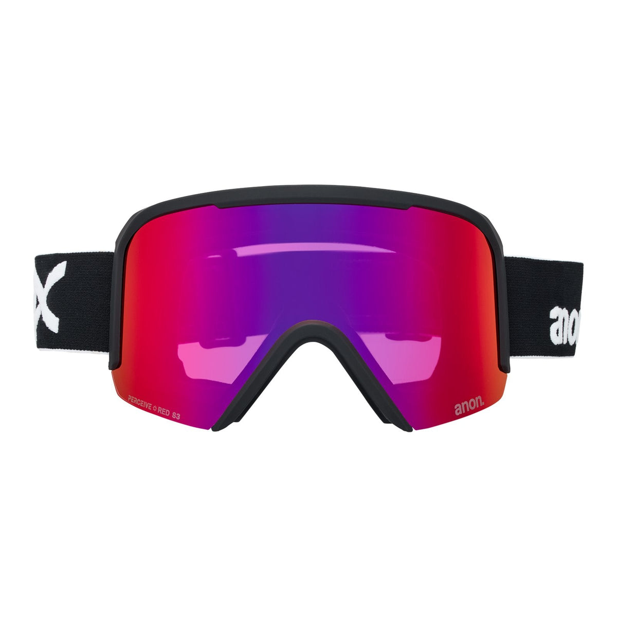 Nesa S Goggles Black - Perceive Sunny Red Lens (14% / S3) w/ Perceive Cloudy Burst Lens (59% / S1) - Image 2