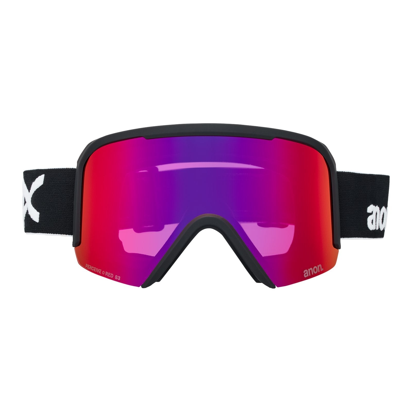 Nesa S Goggles Black - Perceive Sunny Red Lens (14% / S3) w/ Perceive Cloudy Burst Lens (59% / S1) - Image 2
