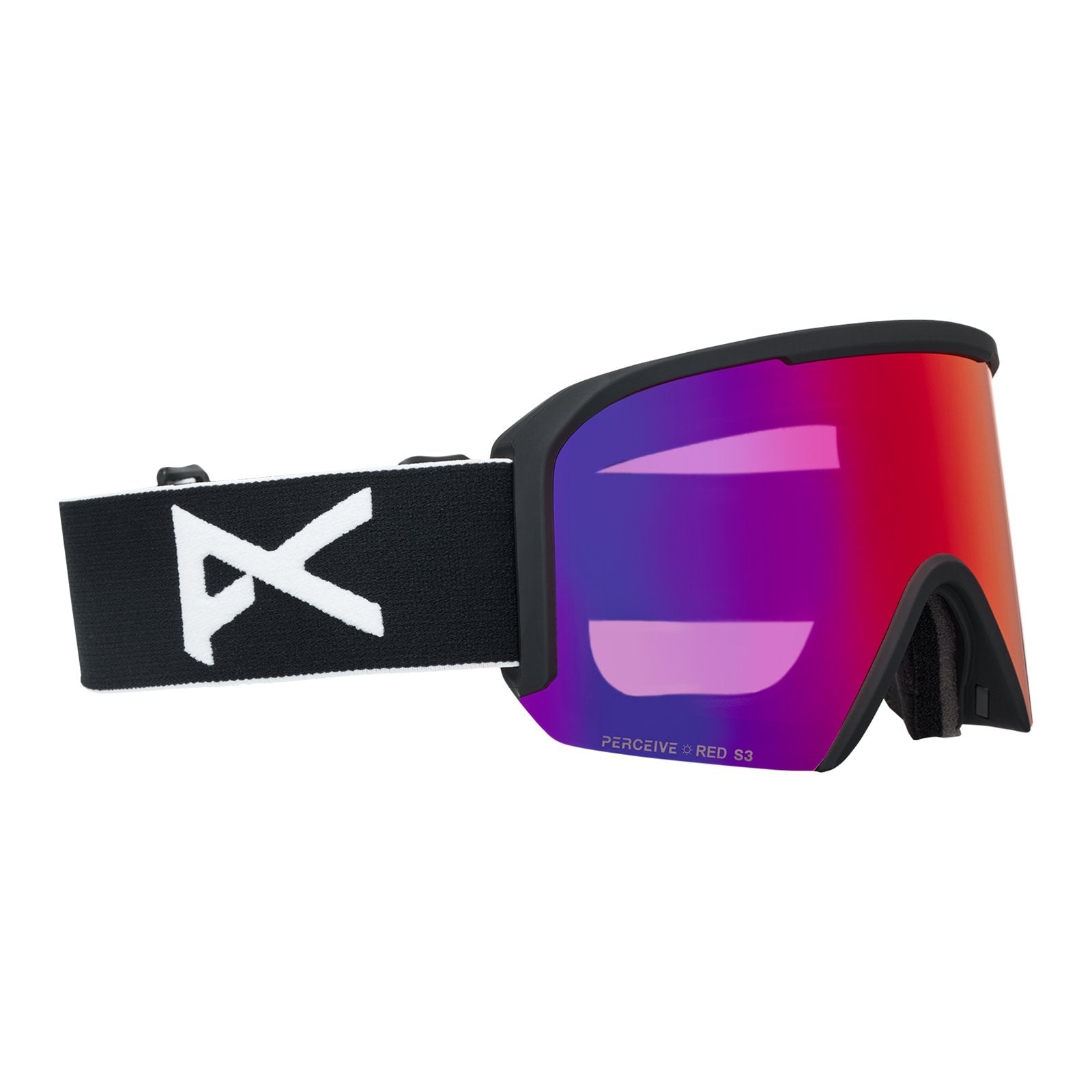 Nesa S Goggles Black - Perceive Sunny Red Lens (14% / S3) w/ Perceive Cloudy Burst Lens (59% / S1) - Image 3