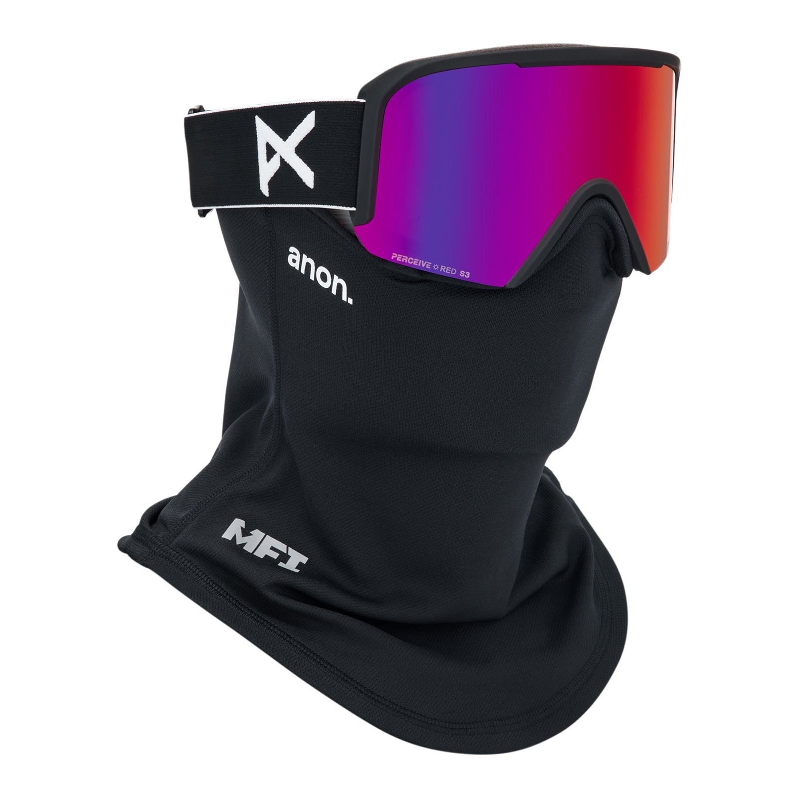 Nesa S Goggles Black - Perceive Sunny Red Lens (14% / S3) w/ Perceive Cloudy Burst Lens (59% / S1) - Image 5