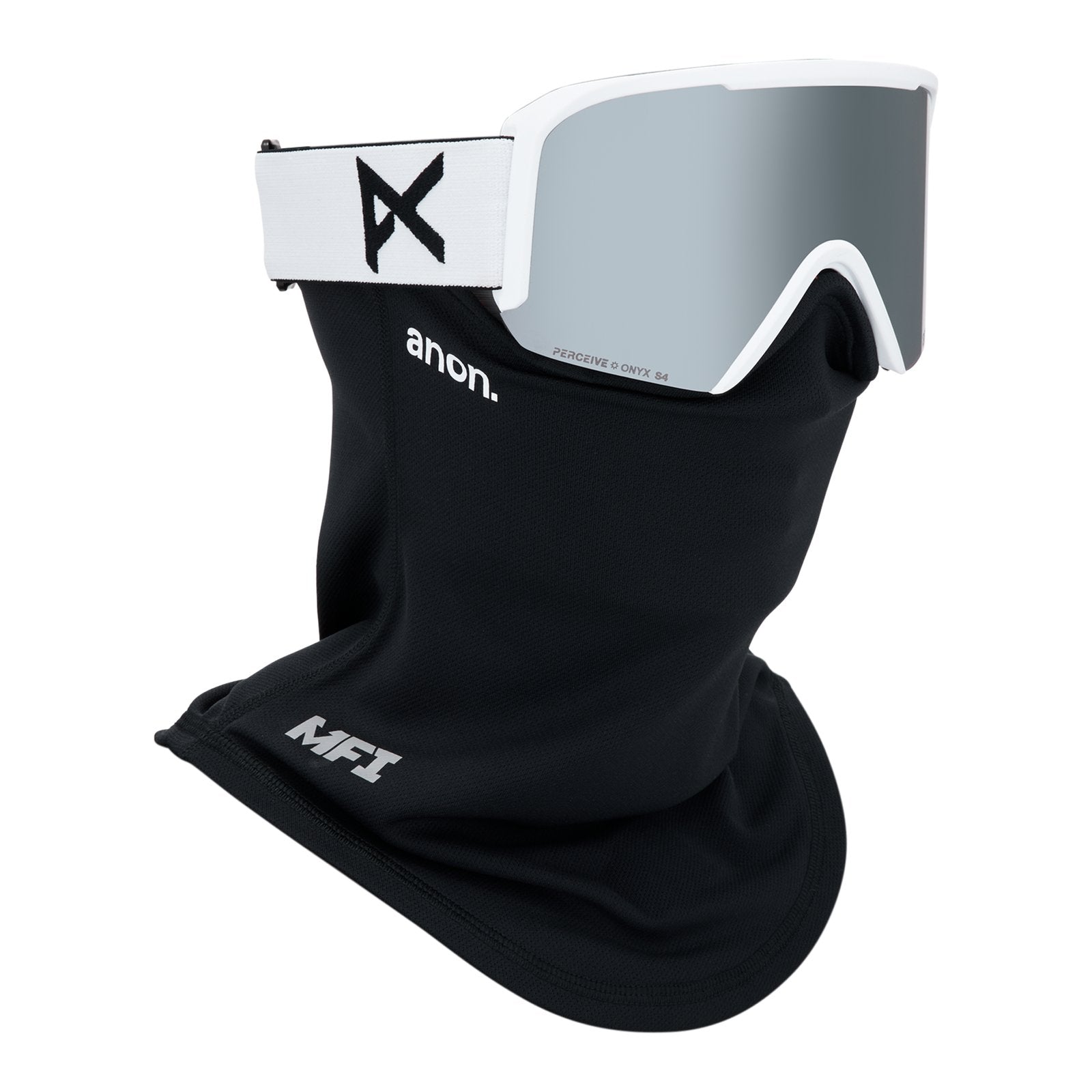 Nesa S Goggles White - Perceive Sunny Onyx Lens (6% / S4) w/ Perceive Cloudy Burst Lens (59% / S1) - Image 5