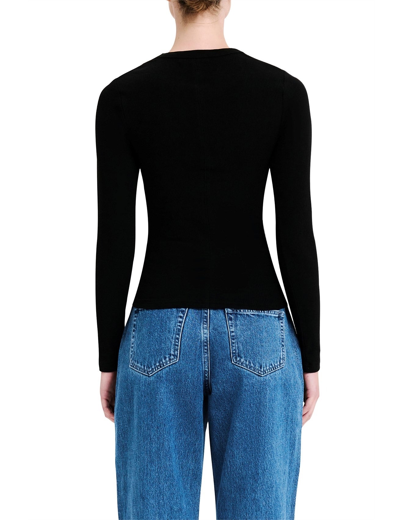 organic rib ls tee