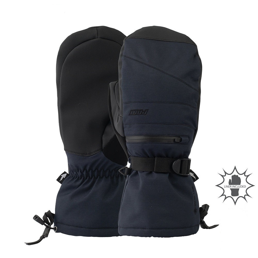 POW Wayback GTX Long Mitt +Warm Black