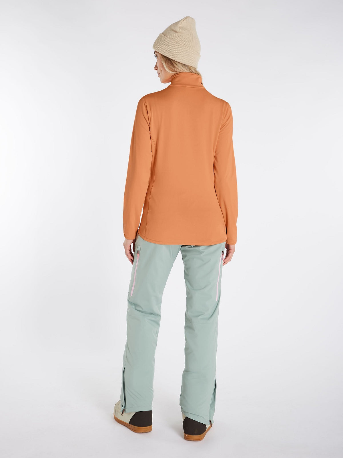 Protest Fabriz 1/4 Zip Top Skivvy Warm Sun