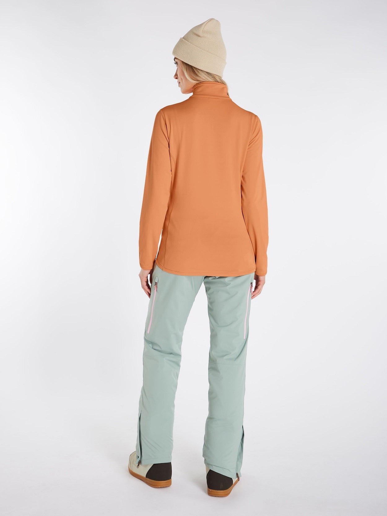 Protest Fabriz 1/4 Zip Top Skivvy Warm Sun