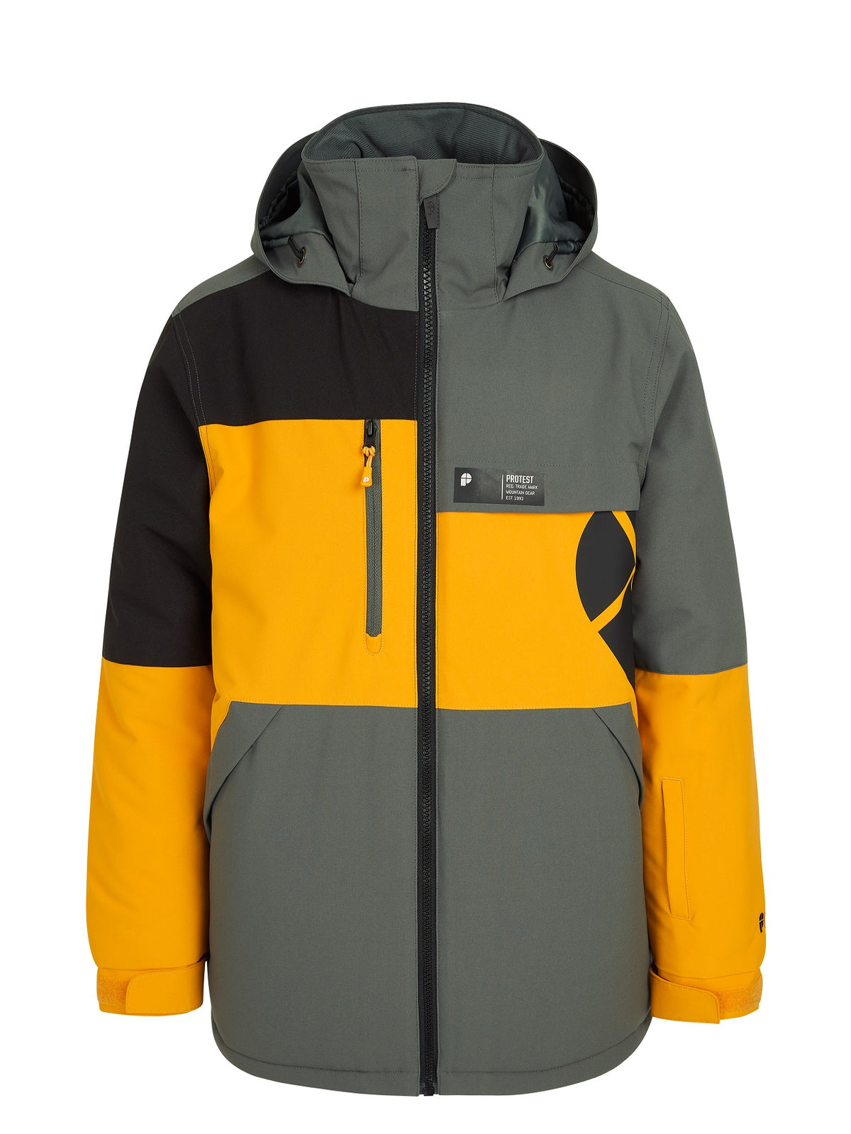 Protest Hugo Jr Jacket Dark Yellow