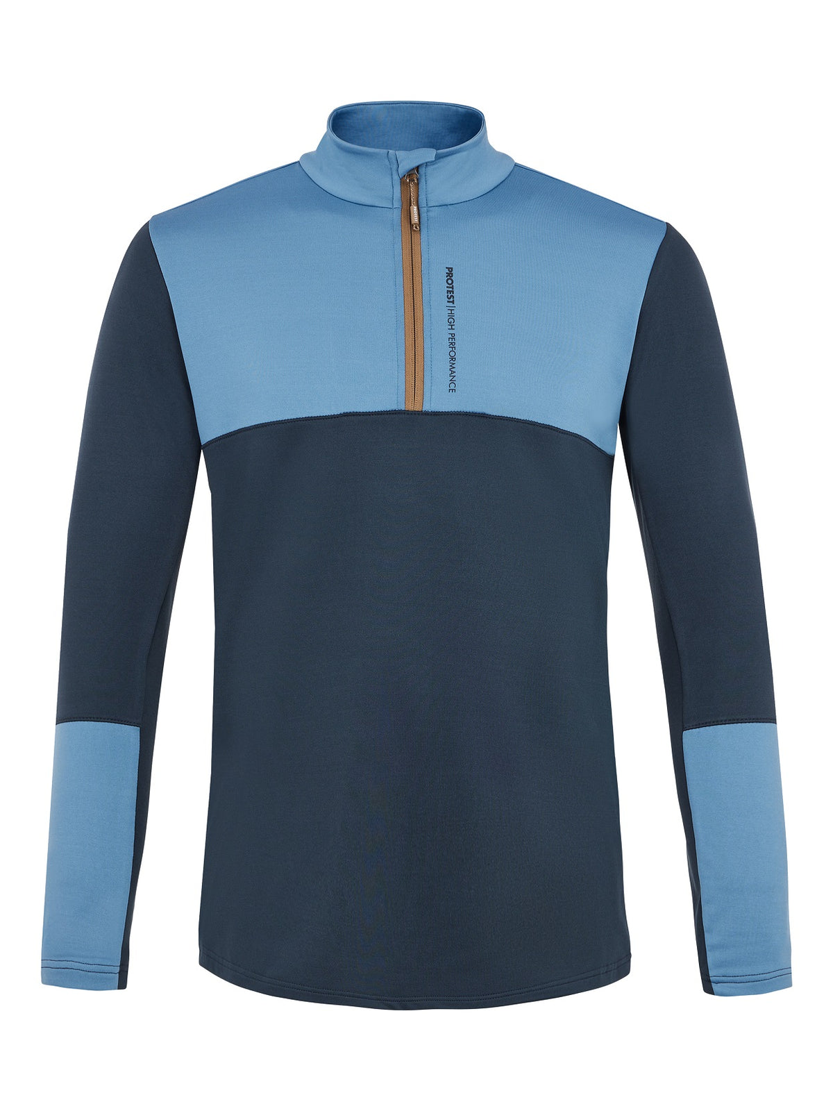 Protest Sitano 1/4 Zip Skivvy Blue Nights