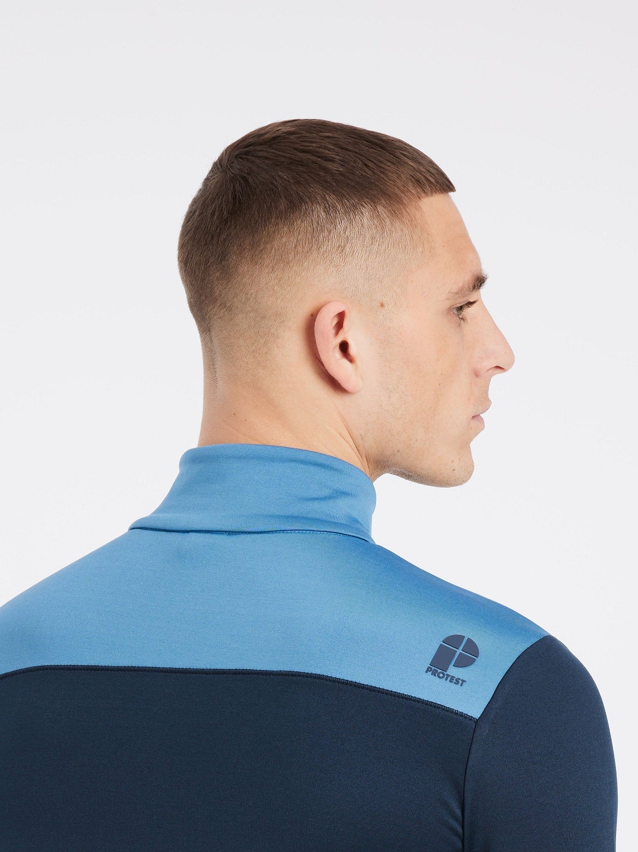 Protest Sitano 1/4 Zip Skivvy Blue Nights
