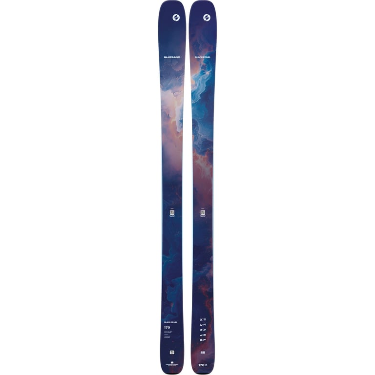 Womens Black Pearl 88 (Flat) Skis - Image 1