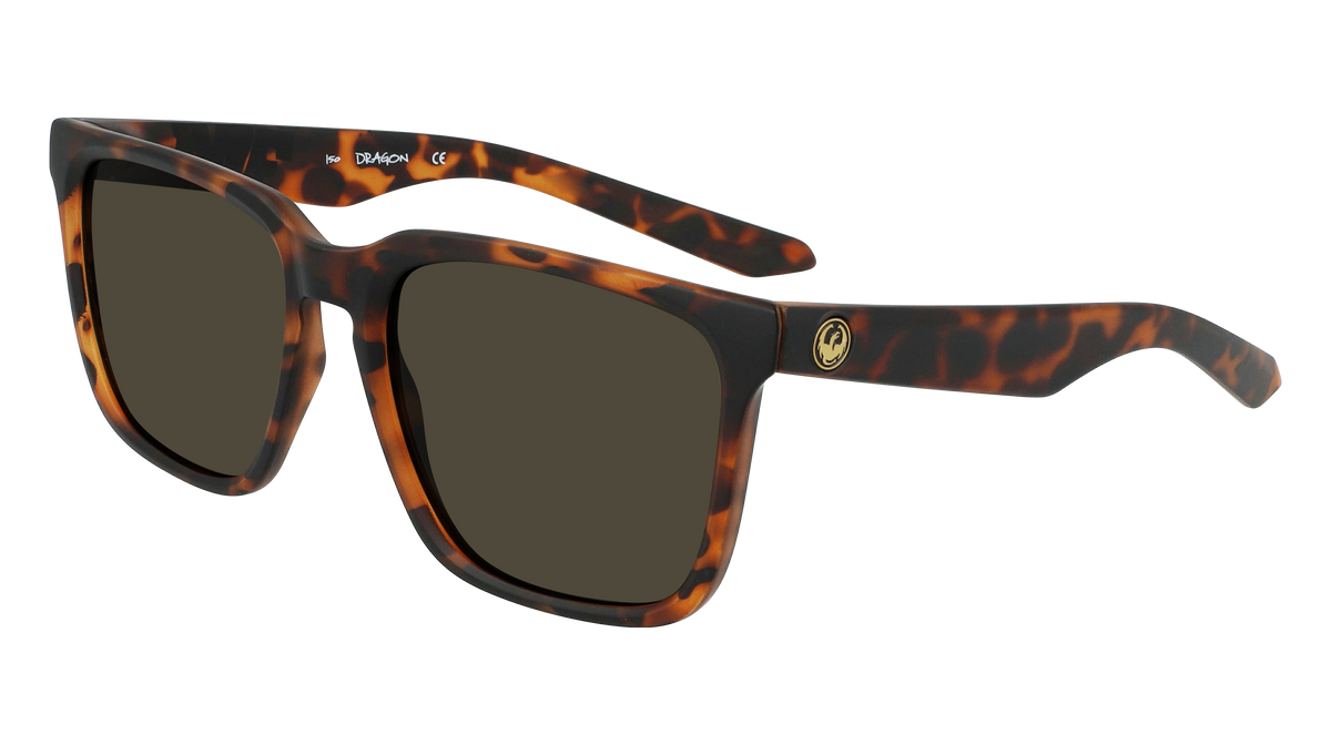 Baile XL Matte Dark Tortoise - Lumalens Brown Polar Lens - Image 1