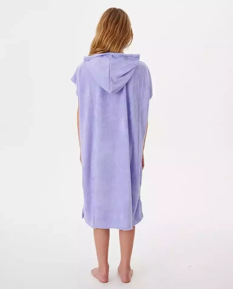 Script Hooded Towel - Girl